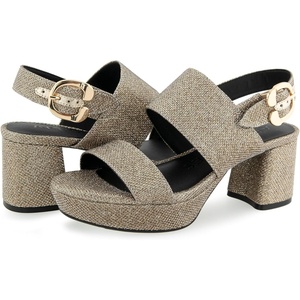image:imageAerosoles Womens Camera Platform SandalSoft Gold Fabric