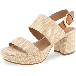 image:imageAerosoles Womens Camilia Platform SandalNatural RaffiaTan
