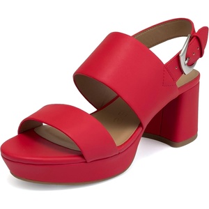 image:imageAerosoles Womens Camilia Platform SandalRed Faux Soft Leather