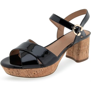 image:imageAerosoles Womens Cosmos Heeled SandalsBlack Patent Pu