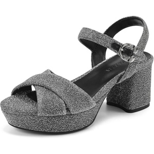 image:imageAerosoles Womens Cosmos Heeled SandalsSilver Metallic