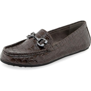 image:imageAerosoles Womens DallasChocolate Croco Faux Leather