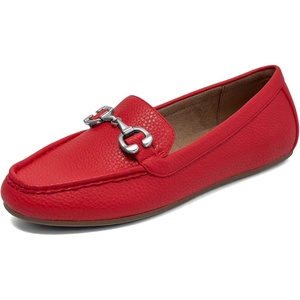 image:imageAerosoles Womens DallasRed Pebbled Faux Leather