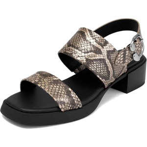 image:imageAerosoles Womens DoveChampagne Metallic Snake Print