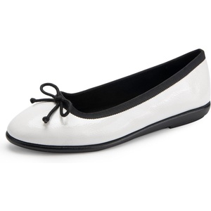 image:imageAerosoles Womens Homebet FlatsWhite Patent Pu